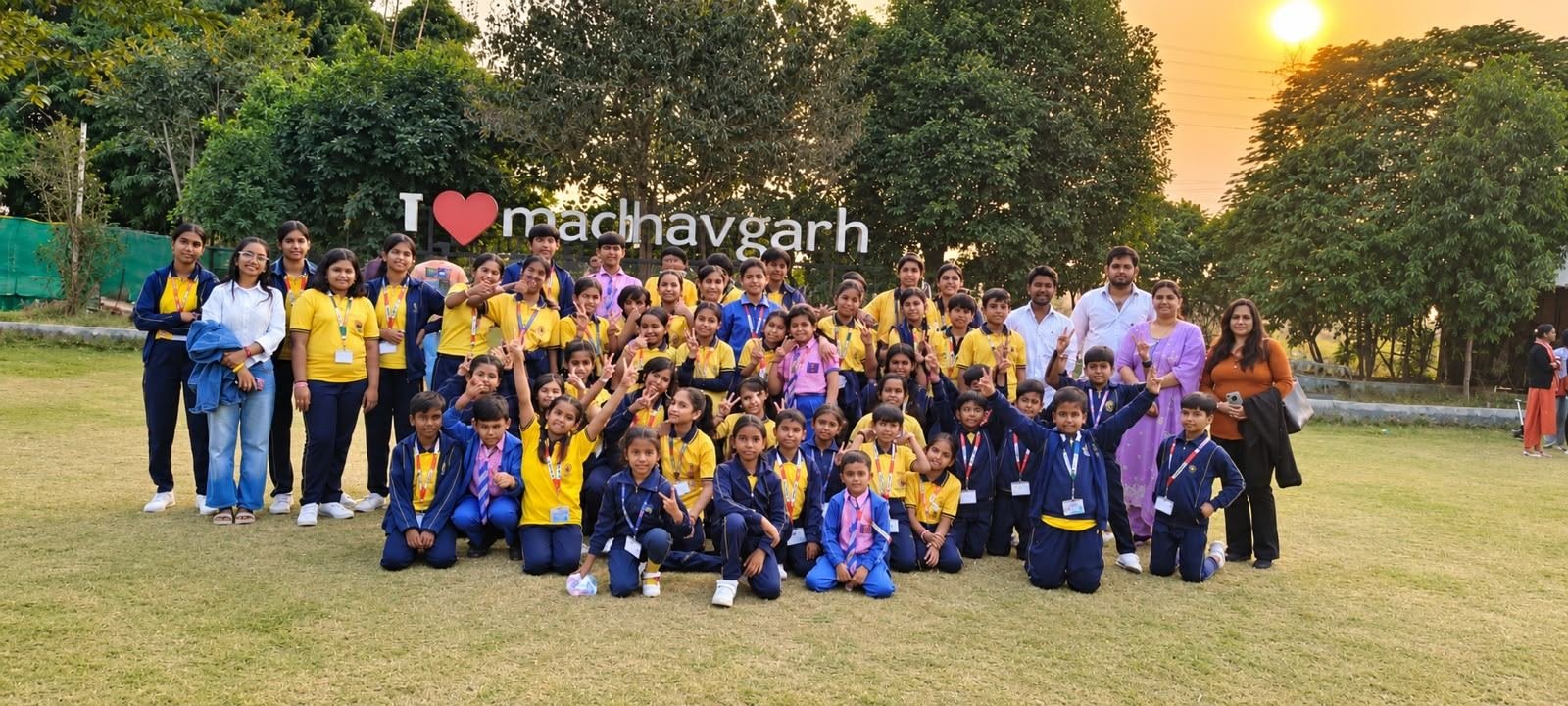 Students on a school excursion trip